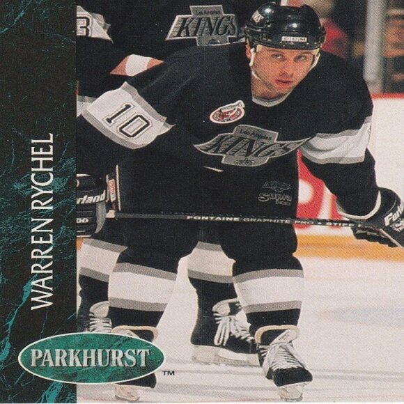 Warren Rychel (LA Kings) 1993 Parkhurst Pro Set NHL Hockey Card - Number 309 - Picture 1 of 2